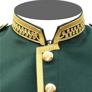 Veste Doublet Vert Highland 100% Laine pour Hommes, Style Bagpiper et Batteur Écossais, Collection 2026 - Product Image 2