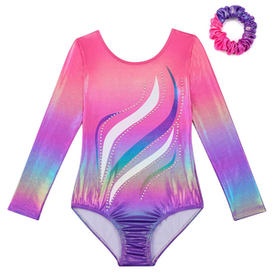 Leotardos de Poliéster para Danza, Transpirables y Elásticos, para Práctica de Ballet y Gimnasia, Ropa Deportiva Moderna, Venta al Por Mayor - Product Image 2