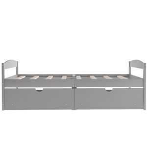Letto a piattaforma singolo con due cassetti - Product Image 5
