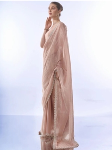 Elegante Saree de Chifón Estilo Bollywood - Product Image 2