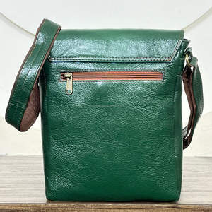 Bolso de Mano de Cuero Genuino de Primera Calidad, Diseño de Lujo, Bandolera, Bolso Mensajero con Correa Ajustable Unisex - Product Image 5
