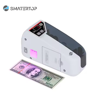 Compteur de billets portable V30 avec écran LED, détecteur de faux billets avec lumière UV, mini machine de comptage de billets en papier, 800 pièces