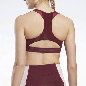 Women Sports Bra High Impact Yoga Running Gym Fitness Workout Adjustable Straps Breathable <b>Mesh</b> Athletic <b>Top</b> For Training - Product Image 5