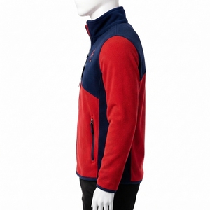 <b>Hooded</b> <b>Fleece</b> <b>Jacket</b> Warm Soft <b>Fleece</b> Fabric Lightweight Construction Full Zip Front Adjustable Hood Outdoor Winter Clothing OEM - Product Image 4