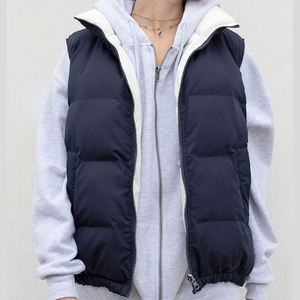 Chaleco Acolchado de Invierno sin Mangas, Cálido y Personalizado, de Doble Cara, de Algodón, para Hombre - Product Image 3