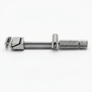 Retenue en acier inoxydable Tofflemire avec poignée moletée, instrument chirurgical dentaire manuel, couleur argent, Classe I - Product Image 3