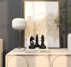 Modern Aluminium Handmade Eco-Friendly Durable Chess <b>Figures</b> Set Single-piece Artistic Tabletop Decor for Home Office - Product Image 5