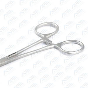 Instrumento Médico General Hemostato de acero inoxidable de alta calidad Pinzas Kocher Mordazas rectas con instrumento médico horizontal - Product Image 2