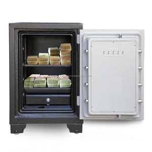 Caja Fuerte Grande Bonn Vietnam, Resistente al Fuego, con Cerradura de Llave, Acero Inoxidable, Negra - Product Image 2