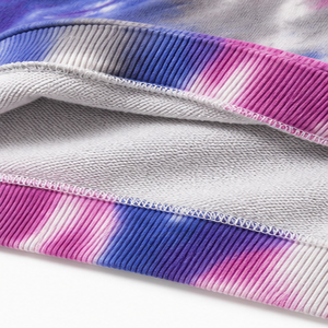 Sweat-shirt Tie Dye, coupe ajustée, 100 % coton, fabrication sur mesure, tricotage de qualité supérieure, vêtements de sport, confort optimal. - Product Image 5
