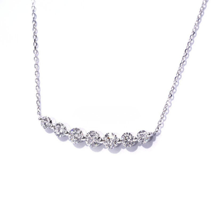 Collier tennis personnalisable, exquis et luxueux, en diamants de laboratoire 18 carats pour femmes, collier en diamants pour un usage quotidien - Product Image 1