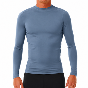 <b>Men</b> Full Sleeve Rash Guard High Quality Polyester Spandex <b>Compression</b> <b>Shirt</b> UV Protection Quick Dry Anti-Chafing Sports - Product Image 1
