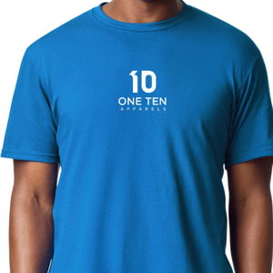 เสื้อยืดผู้ชายไซส์กลาง สีน้ำเงินรอยัล ผ้าฝ้ายพรีเมียม คอกลม แขนสั้น สวมใส่สบาย เหมาะสำหรับทุกวัน - Product Image 4