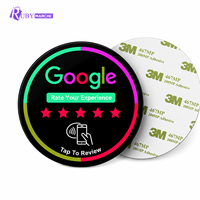 Carte NFC personnalisée pour les avis Google avec puce NFC intégrée, carte intelligente en PVC pour la promotion de votre entreprise