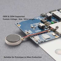 JL-A0820 Mini Flacher Vibrationsmotor für Arduino DIY Elektronik-Kit Winziger Elektromotor