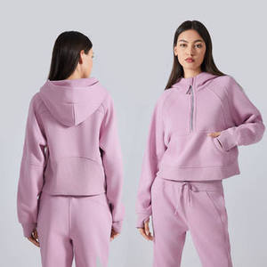 OEM 2026 Wholesale Women's Oversized Sweatshirt Fleece Winter Sweatshirt Customized With Pockets Logo Sweatshirt Women's - Product Image 1