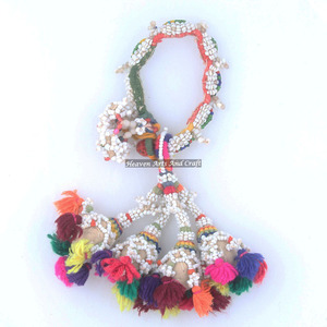 Rare Wholesale Indian <b>Gold</b> Supplier Antique Indian Vintage Authentic Banjara Tribal Armlet <b>Bracelet</b> Anklet Tassel Belly WB007 - Product Image 5