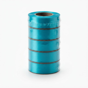 Cinta de Satén de una Cara Color Verde Azulado de 25 mm, OEM, 5 Rollos x 8 Metros, para Decoración de Hoteles, Escaparates, Decoración con Globos, Fondos para Eventos, Venta al por Mayor - Product Image 3