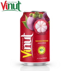 330ml Lata (Estañada) Original Sabor Mangosteens Jugo Distribución OEM Buena Calidad Buen Sabor Buena Salud Certificado ISO - Product Image 1