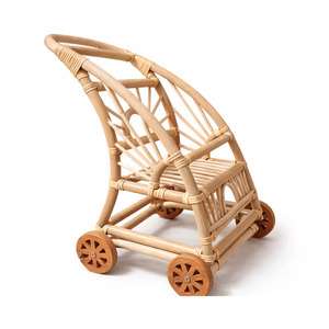 Cochecito de ratán tejido a mano de alta calidad para muñecas, juguetes para niños, muebles infantiles al por mayor de fábrica de Vietnam, buen precio. - Product Image 1