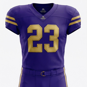 Nueva Llegada: Jersey de Fútbol Americano Sublimado, Gráficos Personalizados del Equipo, Secado Rápido, Transpirable, Uniformes de Fútbol Americano - Product Image 1