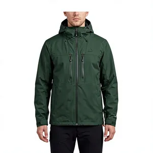 Veste softshell décontractée en polyester ZAINI ZI-072 Premium 220 grammes, couleur gris anthracite, panneau contrastant respirant pour homme - Product Image 1