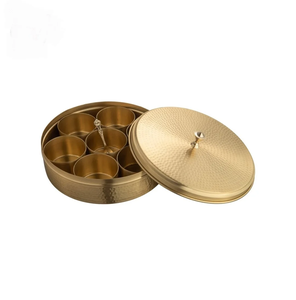 Traditional Brass Spice <b>Box</b> Best Price Modern design Customized Excellent Brass Spice <b>Box</b> Hot Sale - Product Image 1