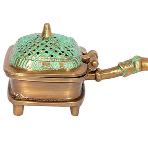 Quemador de Metal Religioso Ecológico, Estructura Resistente al Calor para Colecciones de Decoración Sostenible, Origen Indio, Precio al por Mayor - Product Image 1