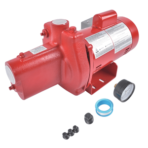 Pompa a getto per pozzi poco profondi in ghisa da 1 HP, 23 GPM, 65 PSI, 115/230 V, RJS 100 PREM, Pompe acqua Premium - Product Image 3