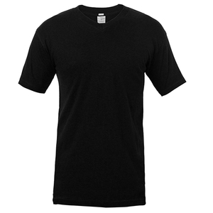 Nueva Camiseta Casual de Verano para Hombre, Cuello en V, Sólida, Oversize, Ecológica, 100% Algodón, Transpirable, Manga Corta, Personalizada con Estampado - Product Image 1