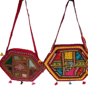 BohoMain India Ethnic <b>Star</b> Shape <b>Mirror</b> Work Women's Messenger Bag Vintage Boho Purse Handmade Recyclable Eco Friendly Crossbody - Product Image 1