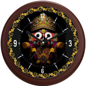 Horloge murale en plastique personnalisée Shiv Parvati - Design indien traditionnel pour la fête des mères et les cadeaux de rentrée scolaire - Product Image 4