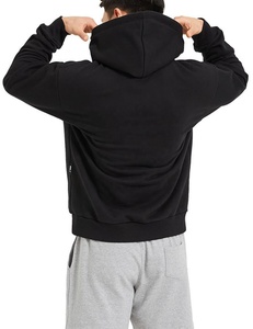 Sweat à capuche streetwear personnalisé avec impression en relief, 500 g/m², épais, pour hommes, surdimensionné, sweats à capuche personnalisés OEM pour hommes - Product Image 3