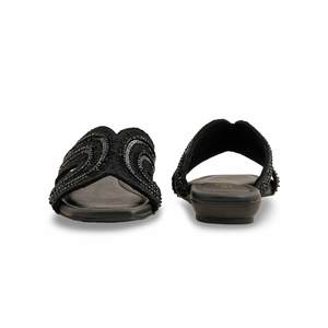 Zapatilla deportiva negra formal para mujer FR8338 - Product Image 2
