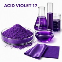 Violet Acide 17 : Poudre de Pigment Inorganique pour Encres, Pigments Cuir, Pigments Cosmétiques, Colorant Violet