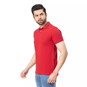 เสื้อโปโลผู้ชายผ้าฝ้ายระบายอากาศแบบคลาสสิกผู้ผลิต OEM - Product Image 4