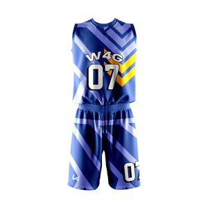 Maillots de basket personnalisés pour hommes, sans manches, col en V, avec logo imprimé sur le devant, 100 % polyester respirant, pour 4 matchs - Product Image 4