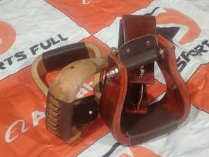 Equipo Ecuestre Veterinario, Par de Estribos Antideslizantes de Acero Inoxidable para Caballos, Protección de Tobillos, Logotipo Personalizado de Alta Calidad - Product Image 5