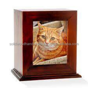 Wooden Urn <b>Box</b> for Pet Ashes Wood Cremation Urns for Cat and Dog Ashes <b>Keepsake</b> Urns at Low Price - Product Image 3