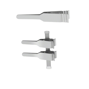 Ensemble d'appliqueurs de pinces microvasculaires en acier inoxydable, instrument chirurgical manuel, support de pince veineuse pour neurochirurgie, Classe I - Product Image 4