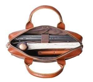 Best Quality Water Resistant Leather Messenger <b>Bag</b> for Men Laptop Carry Office <b>Work</b> Travel <b>Bag</b> Available for Sale - Product Image 3