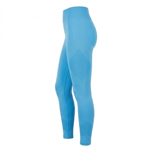 Leggings de Yoga de Compresión de Secado Rápido para Mujer, Transpirables, Tejidos en Poliéster/Algodón, Cintura Alta, para Ejercicios de Estiramiento y Fitness - Product Image 2