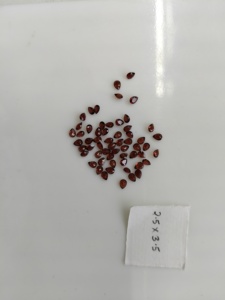 Granate Rojo Natural de 3.5x2.5MM, Corte Pera, Gema Suelta de la Mejor Calidad para Joyería - Product Image 3