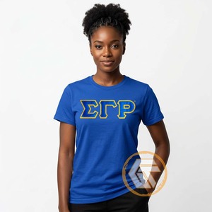 Vente en gros GREEK TREASURES Sororité Sigma Gamma Rho T-shirt décontracté d'été pour femme, 100% Coton, écologique, respirant, anti-plis, séchage rapide - Product Image 2