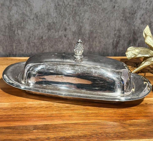 Designer Metal Butter Dish For Stylish <b>Kitchen</b> Interior Adding Functional Beauty And Decorative Metallic Finish - Product Image 3