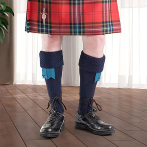 Nouvelles chaussettes de kilt style Piper lavables en machine, les meilleures chaussettes de kilt écossais, chaussettes longues en mélange de laine, ajustement confortable, qualité supérieure - Product Image 4