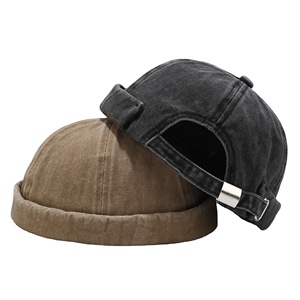 Casquette rétro chinoise délavée style streetwear hip-hop, chapeau polyvalent pour extérieur, modèle Landlord - Product Image 3