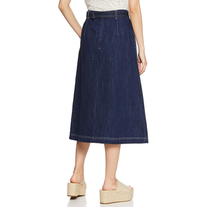 High-Quality Cotton Casual Elegant Relaxed Women Denim Skirts - Product Image 3