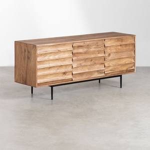 Mueble TV Vandana Arion Terra 145x40 cm en madera de acacia Petter - Product Image 3