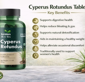 Tabletas de Raíz de Cyperus Rotundus de Disolución Rápida, Producto Natural a Base de Plantas, Suministro a Granel para Uso en el Hogar y de Viaje - Product Image 4
